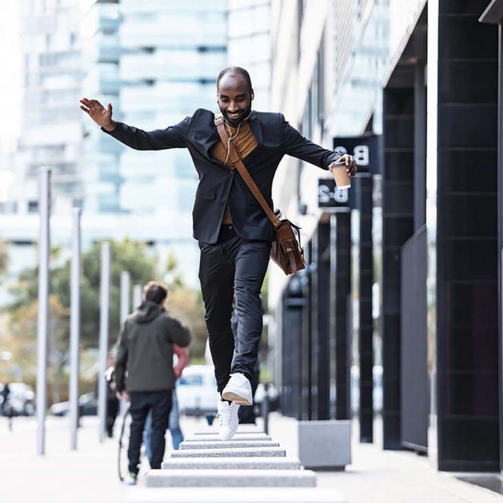 man jumping