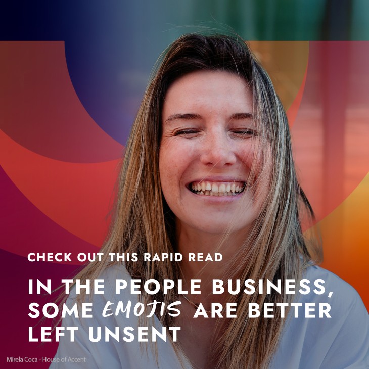 In the people business, some emojis are better left unsent
